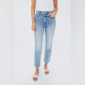 High Waisted Rider Ankle Fray